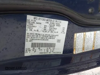 2004 Ford Explorer Eddie Bauer with VIN 1FMZU64W44UB24490, listed as a IAAI auction lot 41566298 with 119,126 mi miles and . Bid and sale history available at DreamBid. Image 9.