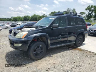 2006 Lexus GX 470 z VIN JTJBT20X660101641, wystawiony jako Copart lot #57242995 z przebiegiem 219 032 mil mil oraz Szkody całkowita. Historia ofert i sprzedaży dostępna na DreamBid. Obrazek 1.