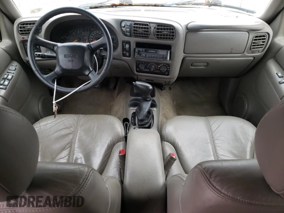 2001 GMC Jimmy SLT with VIN 1GKDT13W712155718, listed as a Copart auction lot 80688554 with 114,116 mi miles and Salvage Title. Bid and sale history available at carsss.com. Image 8.