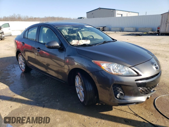 2012 Mazda 3 s Touring with VIN JM1BL1V59C1503499, listed as a Copart auction lot 47689635 with 99,291 mi miles and Salvage Title. Bid and sale history available at carsss.com. Image 4.