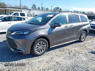 2024 Toyota Sienna XLE z VIN 5TDJRKEC8RS219789, wystawiony jako IAAI lot #41655786 z przebiegiem 1612 mil mil oraz . Historia ofert i sprzedaży dostępna na DreamBid. Obrazek 2.