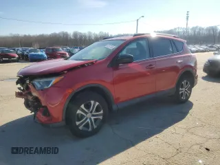 2017 Toyota RAV4 LE with VIN 2T3BFREV8HW572344, listed as a Copart auction lot 45907255 with 9,001 mi miles and Salvage Title. Bid and sale history available at carsss.com. Image 1.