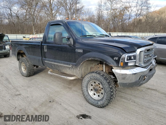 2000 Ford F-250 with VIN 1FTNF21S9YEA14056, listed as a Copart auction lot 80151994 with 165,477 mi miles and Salvage title. Bid and sale history available at DreamBid. Image 4.