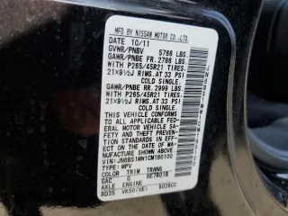 2012 Infiniti FX with VIN JN8BS1MW1CM180100, listed as a Copart auction lot 69477644 with 58,157 mi miles and Salvage Title. Bid and sale history available at DreamBid. Image 14.