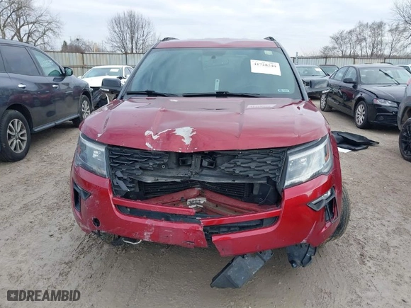 2018 Ford Explorer Sport with VIN 1FM5K8GT2JGA85457, listed as a IAAI auction lot 41728240 with 172,132 mi miles. Bid and sale history available at carsss.com. Image 12.
