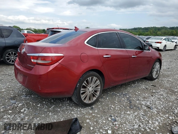 2014 Buick Verano with VIN 1G4PP5SK3E4168314, listed as a Copart auction lot 54583785 with 125,202 mi miles and Salvage title. Bid and sale history available at DreamBid. Image 3.