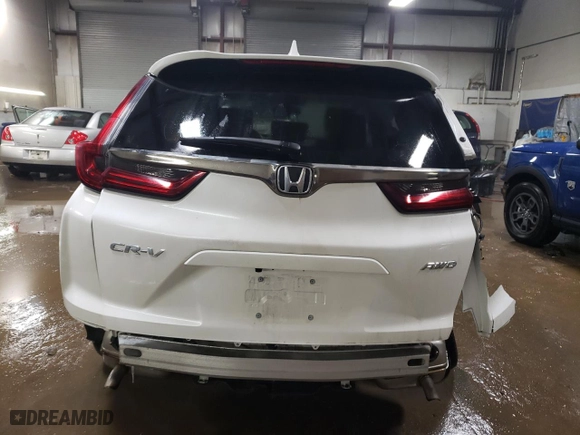 2022 Honda CR-V EX-L with VIN 5J6RW2H81NA012195, listed as a Copart auction lot 45746725 with 42,038 mi miles and Salvage Title. Bid and sale history available at carsss.com. Image 6.