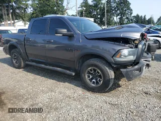 2017 Ram 1500 Rebel with VIN 1C6RR7YT9HS672005, listed as a Copart auction lot 61604785 with 158,772 mi miles and Clean title. Bid and sale history available at DreamBid. Image 4.