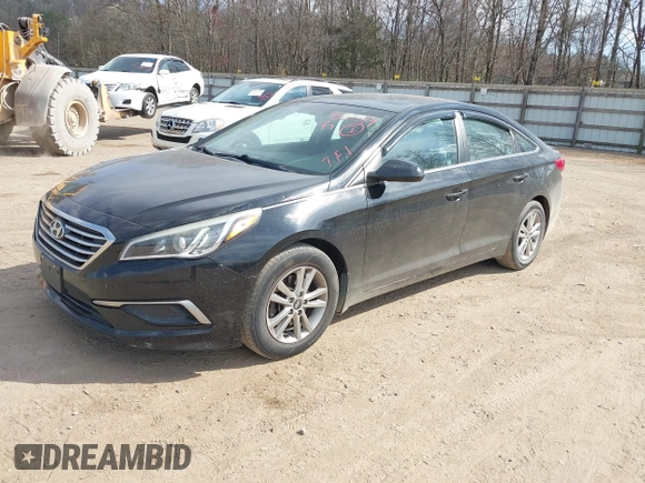 2017 Hyundai Sonata SE with VIN 5NPE24AF5HH589149, listed as a IAAI auction lot 41810444 with 168,924 mi miles. Bid and sale history available at carsss.com. Image 17.