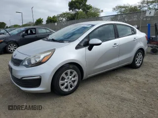 2016 Kia Rio LX with VIN KNADM4A3XG6677356, listed as a Copart auction lot 54021065 with 139,451 mi miles and Salvage Title. Bid and sale history available at carsss.com. Image 1.