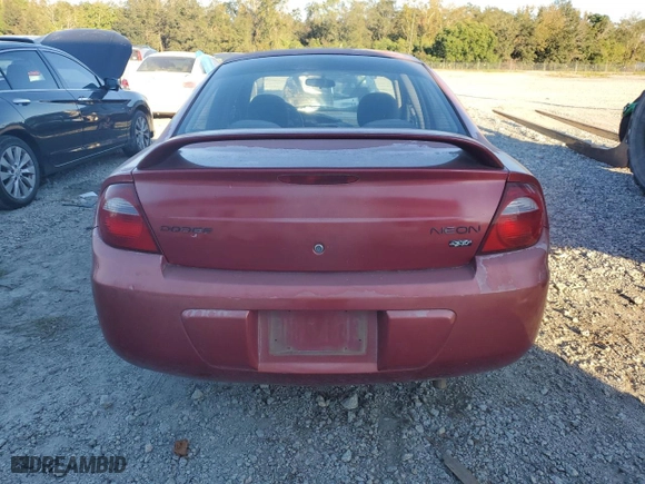 2005 Dodge Neon SXT with VIN 1B3ES56C85D289239, listed as a Copart auction lot 78266944 with 127,918 mi miles and Clean Title. Bid and sale history available at carsss.com. Image 6.