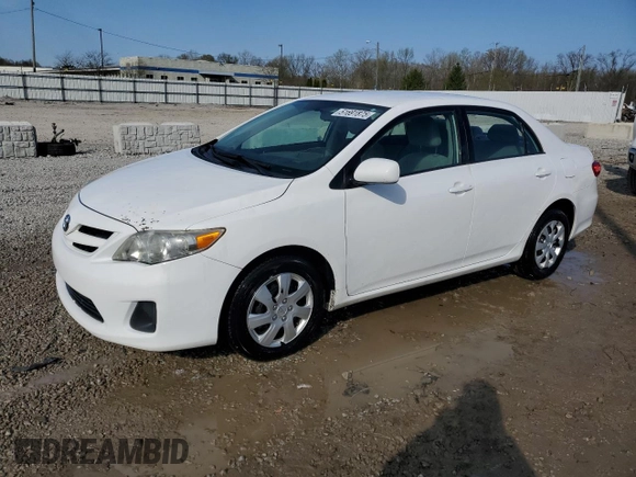 2011 Toyota Corolla L with VIN 2T1BU4EE6BC561384, listed as a Copart auction lot 51691875 with 183,190 mi miles and Non Repairable. Bid and sale history available at carsss.com. Image 1.