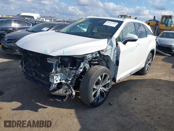 2018 Lexus RX with VIN JTJGZKCA9J2000733, listed as a IAAI auction lot 41147392 with 62,161 mi miles. Bid and sale history available at carsss.com. Image 2.