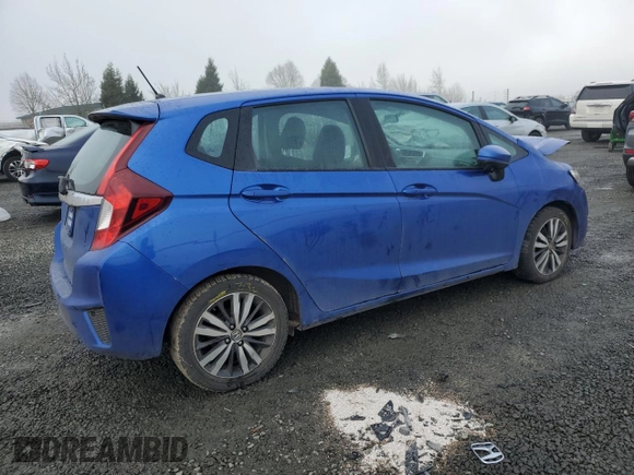 2015 Honda Fit EX-L with VIN 3HGGK5H88FM762256, listed as a Copart auction lot 46438325 with Not Provided miles and Salvage Title. Bid and sale history available at DreamBid. Image 3.