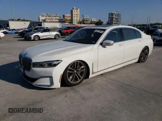 2020 BMW 7 Series 750i xDrive with VIN WBA7U2C02LGM27246, listed as a Copart auction lot 74277984 with 120,790 mi miles and Salvage Title. Bid and sale history available at carsss.com. Image 1.