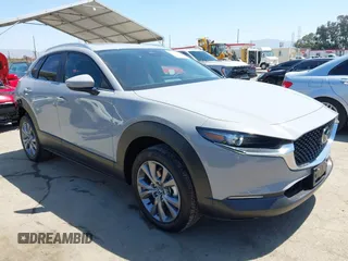 2025 Mazda CX-30 S Preferred with VIN 3MVDMBCM8SM830272, listed as a IAAI auction lot 42297909 with 17 mi miles and . Bid and sale history available at DreamBid. Image 1.