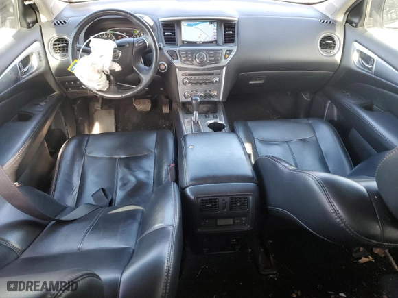 2017 Nissan Pathfinder SL with VIN 5N1DR2MM4HC608447, listed as a Copart auction lot 45484045 with NaN miles and Salvage Title. Bid and sale history available at carsss.com. Image 8.