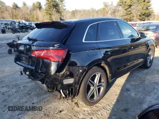 2018 Audi SQ5 Premium Plus with VIN WA1A4AFY6J2177258, listed as a Copart auction lot 37981613 with 49,805 mi miles. Bid and sale history available at carsss.com. Image 3.
