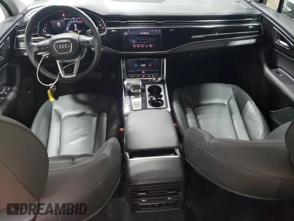 2023 Audi Q7 Premium with VIN WA1AXBF78PD001698, listed as a Copart auction lot 72674504 with 38,655 mi miles and Salvage title. Bid and sale history available at DreamBid. Image 8.