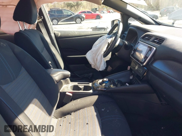 2021 Nissan LEAF SV with VIN 1N4AZ1CV0MC554964, listed as a IAAI auction lot 41649673 with 24,605 mi miles and . Bid and sale history available at DreamBid. Image 5.