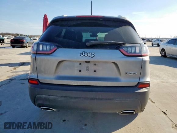2021 Jeep Cherokee Latitude Lux with VIN 1C4PJLMX1MD113491, listed as a Copart auction lot 46997545 with 54,398 mi miles and Salvage Title. Bid and sale history available at carsss.com. Image 6.