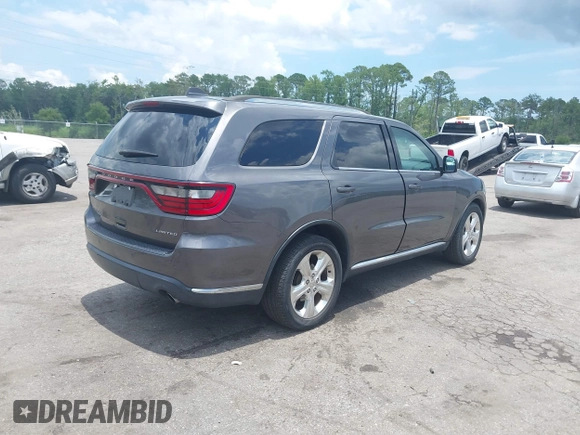 2015 Dodge Durango Limited с VIN 1C4RDHDG6FC222454, выставлен на аукционе IAAI как лот 42548280 с пробегом 178 775 миль миль и . История ставок и продаж доступна на DreamBid. Изображение 4.