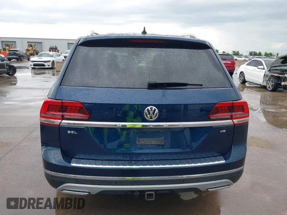 2019 Volkswagen Atlas SEL with VIN 1V2ER2CA9KC604299, listed as a IAAI auction lot 42472488 with 62,257 mi miles and . Bid and sale history available at DreamBid. Image 17.