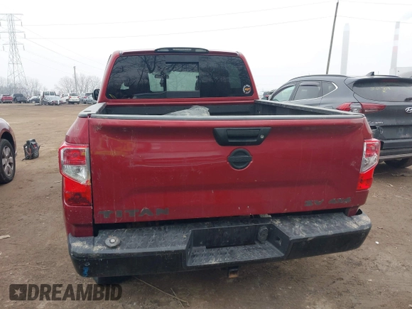 2017 Nissan Titan S with VIN 1N6AA1EJ8HN560496, listed as a IAAI auction lot 41514466 with 122,856 mi miles. Bid and sale history available at carsss.com. Image 16.