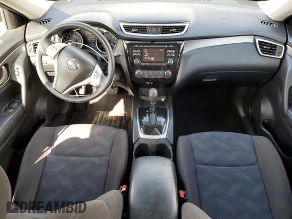 2015 Nissan Rogue S with VIN KNMAT2MV0FP583098, listed as a Copart auction lot 51582475 with 75,557 mi miles and Salvage Title. Bid and sale history available at DreamBid. Image 8.