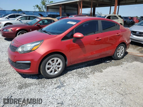 2017 Kia Rio LX with VIN KNADM4A35H6006856, listed as a Copart auction lot 53084585 with 72,011 mi miles and Salvage Title. Bid and sale history available at carsss.com. Image 1.