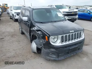 2018 Jeep Renegade Limited with VIN ZACCJADB7JPH33038, listed as a IAAI auction lot 42151122 with 84,688 mi miles and . Bid and sale history available at DreamBid. Image 1.