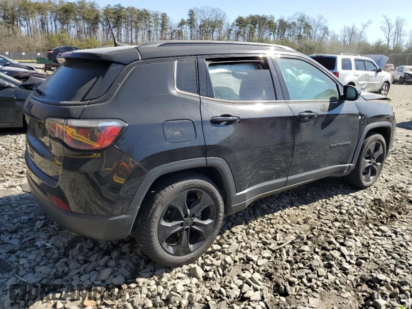 2019 Jeep Compass Altitude with VIN 3C4NJCBB0KT716471, listed as a Copart auction lot 48432285 with 76,247 mi miles and Salvage title. Bid and sale history available at DreamBid. Image 3.
