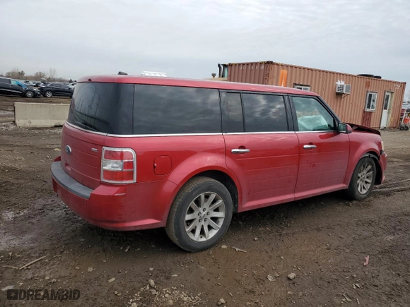 2010 Ford Flex SEL with VIN 2FMGK5CC8ABA29382, listed as a Copart auction lot 49280575 with 176,549 mi miles and Salvage Title. Bid and sale history available at carsss.com. Image 3.