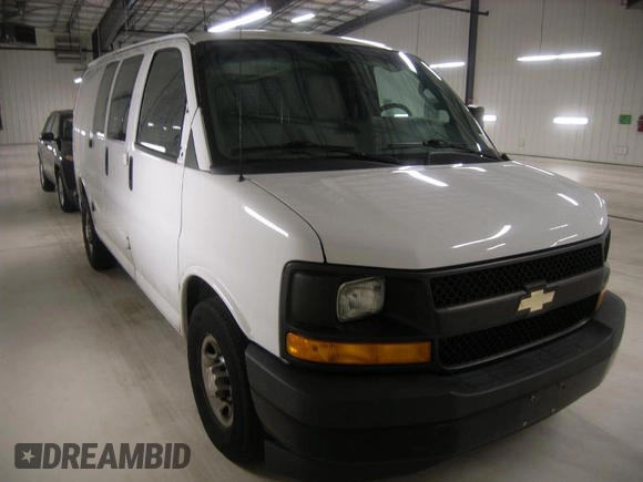2017 Chevrolet Express Cargo with VIN 1GCWGAFGXH1272979, listed as a IAAI auction lot 42728535 with 165,033 mi miles and . Bid and sale history available at DreamBid. Image 6.