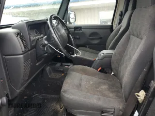 2003 Jeep Wrangler Sport with VIN 1J4FA49S43P321998, listed as a Copart auction lot 60860444 with 109,856 mi miles and Salvage Title. Bid and sale history available at carsss.com. Image 7.