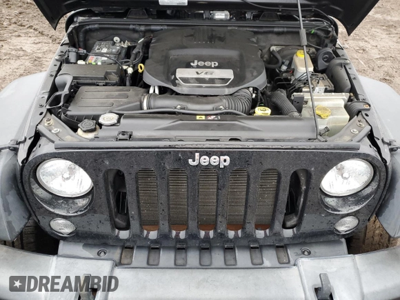 2017 Jeep Wrangler Sport with VIN 1C4AJWAG5HL525999, listed as a Copart auction lot 47362975 with 52,108 mi miles and Salvage Title. Bid and sale history available at DreamBid. Image 13.