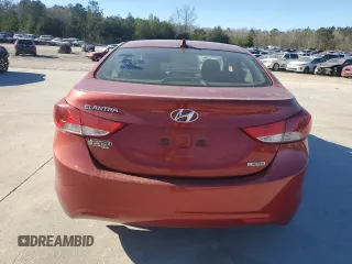 2013 Hyundai Elantra Limited with VIN KMHDH4AE9DU590737, listed as a Copart auction lot 46362195 with 213,578 mi miles and Salvage Title. Bid and sale history available at carsss.com. Image 6.