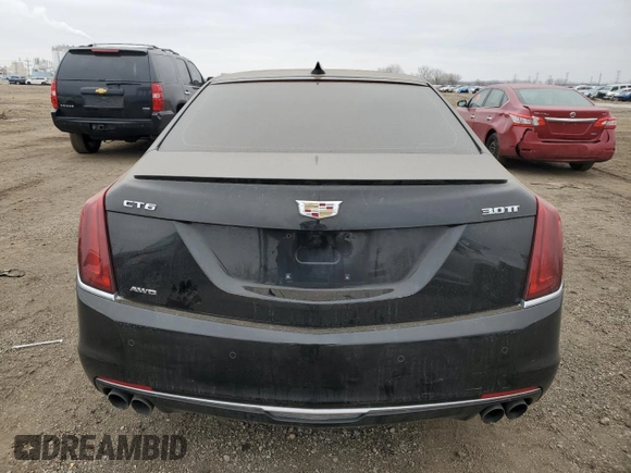2018 Cadillac CT6 Sport AWD with VIN 1G6KP5R69JU132065, listed as a Copart auction lot 44691275 with 51,264 mi miles and Salvage title. Bid and sale history available at DreamBid. Image 6.