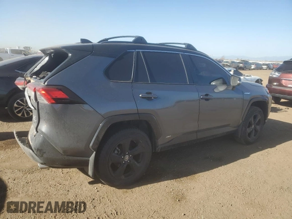 2021 Toyota RAV4 Hybrid XSE z VIN 4T3E6RFV9MU041188, wystawiony jako Copart lot #52697145 z przebiegiem 95 115 mil mil oraz Szkoda całkowita • Salvage title. Historia ofert i sprzedaży dostępna na DreamBid. Obrazek 3.