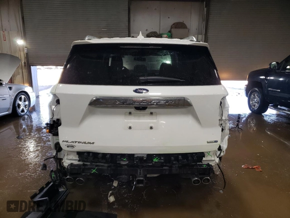 2020 Ford Explorer Platinum with VIN 1FM5K8HCXLGA04075, listed as a Copart auction lot 49108795 with 36,346 mi miles and Salvage Title. Bid and sale history available at carsss.com. Image 6.
