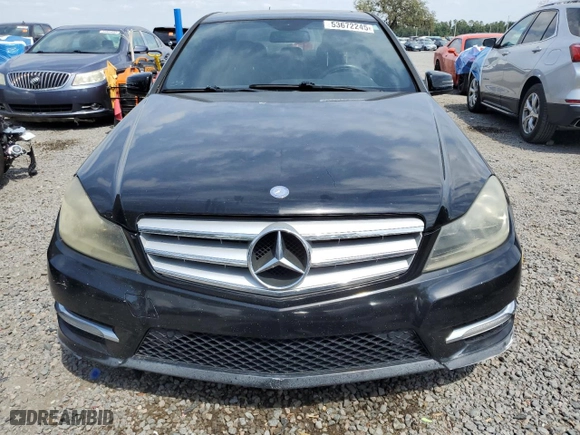 2012 Mercedes-Benz C-Class C 300 Sport with VIN WDDGF8BB4CR204865, listed as a Copart auction lot 53672245 with 135,038 mi miles and Non Repairable. Bid and sale history available at carsss.com. Image 5.