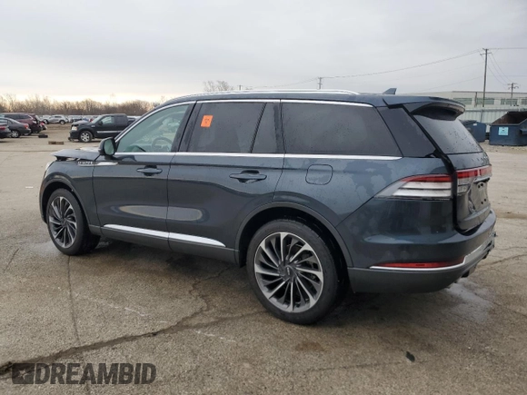 2021 Lincoln Aviator Reserve z VIN 5LM5J7XC7MGL03648, wystawiony jako Copart lot #51980275 z przebiegiem 110 152 mil mil oraz Szkoda całkowita • Salvage title. Historia ofert i sprzedaży dostępna na DreamBid. Obrazek 2.