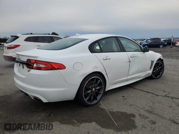 2015 Jaguar XF V6 Portfolio with VIN SAJWJ0FF3F8U56153, listed as a Copart auction lot 52743155 with 61,569 mi miles and Salvage Title. Bid and sale history available at carsss.com. Image 3.