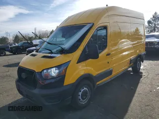 2020 Ford Transit Cargo with VIN 1FTBR1X85LKA56802, listed as a Copart auction lot 87392304 with 101,835 mi miles and Salvage Title. Bid and sale history available at DreamBid. Image 1.