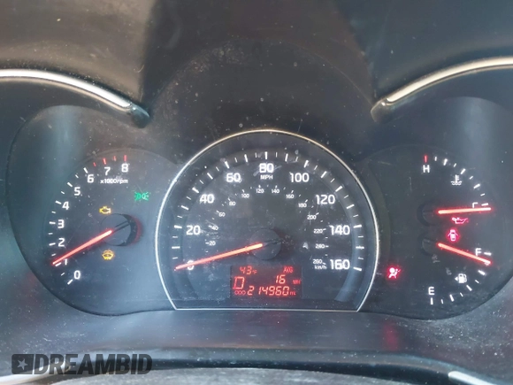 2014 Kia Sorento LX z VIN 5XYKT3A61EG495427, wystawiony jako IAAI lot #41851611 z przebiegiem 214 960 mil mil oraz . Historia ofert i sprzedaży dostępna na DreamBid. Obrazek 7.