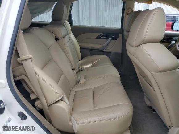 2010 Acura MDX with VIN 2HNYD2H27AH500818, listed as a Copart auction lot 51862135 with 0 mi miles and Salvage Title. Bid and sale history available at carsss.com. Image 10.