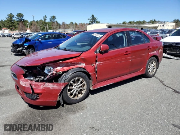 2010 Mitsubishi Lancer ES with VIN JA32U2FU2AU030631, listed as a Copart auction lot 53632865 with 249,060 mi miles and Salvage Title. Bid and sale history available at carsss.com. Image 1.