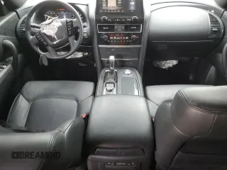2023 Nissan Armada SL with VIN JN8AY2BB9P9837556, listed as a Copart auction lot 46731335 with 24,505 mi miles and Salvage Title. Bid and sale history available at carsss.com. Image 8.