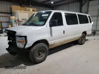 2008 Ford Econoline Passenger XL with VIN 1FBSS31L88DB04015, listed as a Copart auction lot 89138785 with 260,892 mi miles and Salvage Title. Bid and sale history available at DreamBid. Image 1.