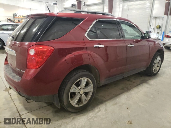 2010 Chevrolet Equinox LTZ with VIN 2CNFLGEY7A6259677, listed as a Copart auction lot 52315345 with 143,848 mi miles and Salvage Title. Bid and sale history available at DreamBid. Image 3.